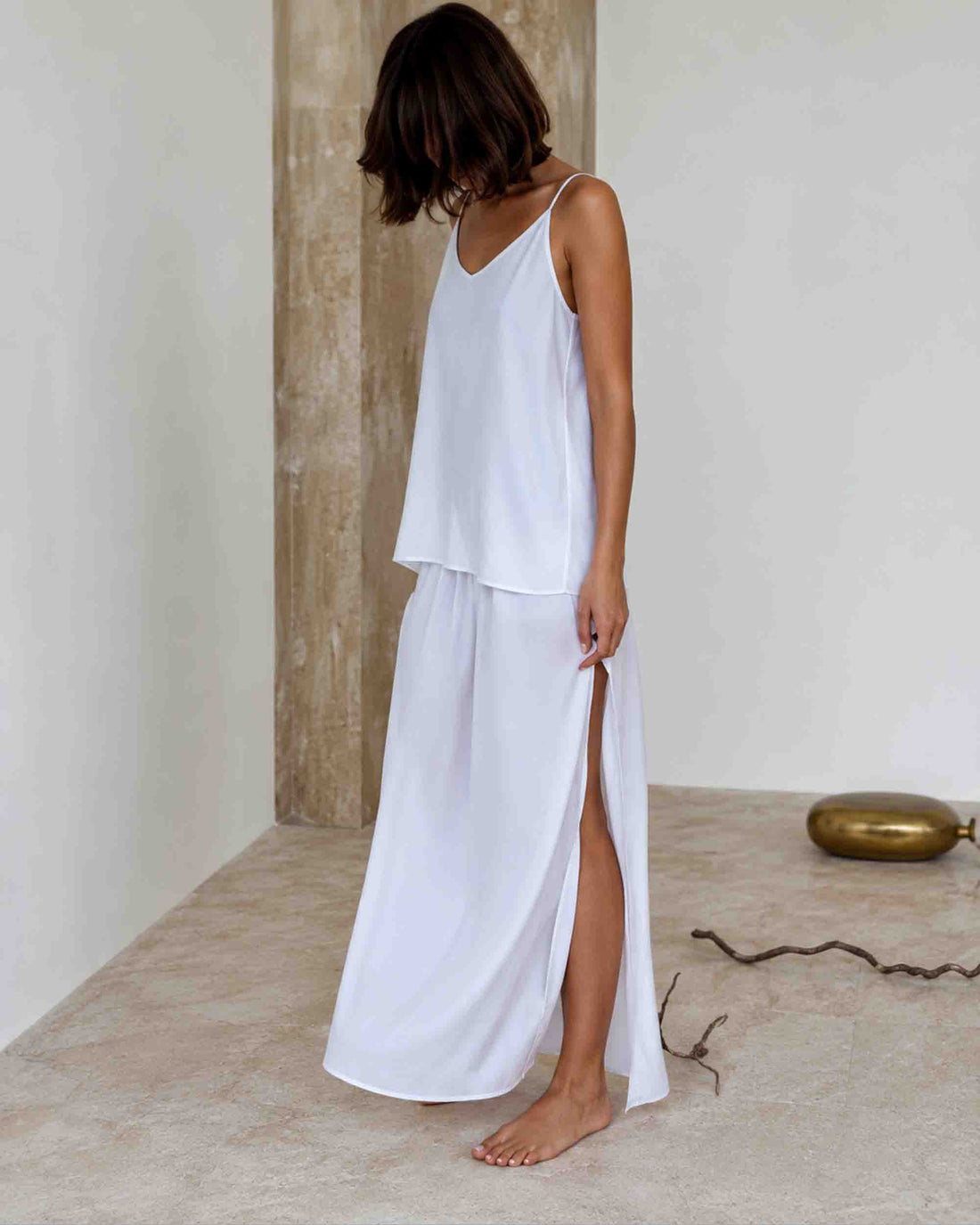 Flowy Maxi Slip Dress