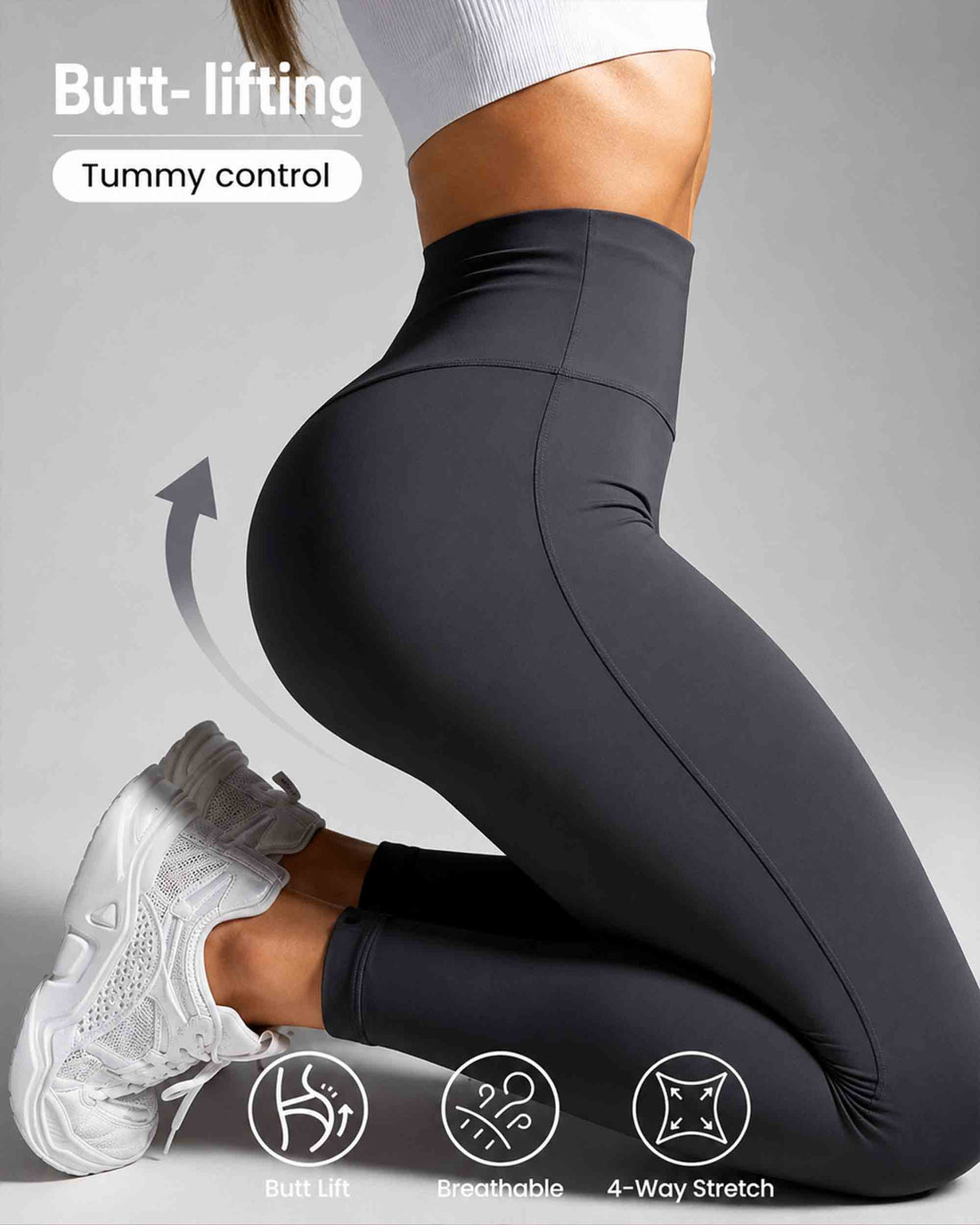 Women's High Waist Tummy Control Yoga Leggings