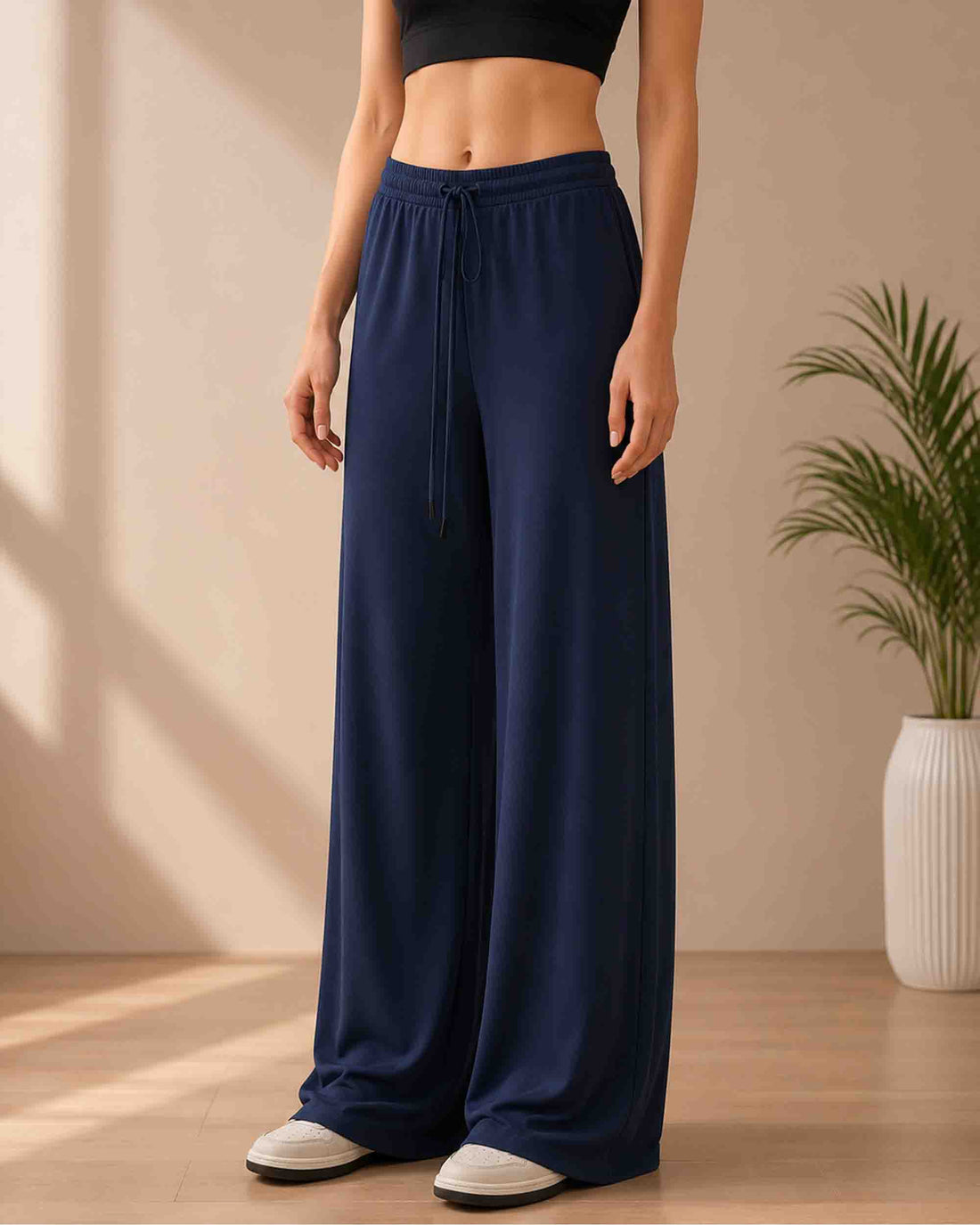 Women's High Waist Wide Leg Lounge Pants