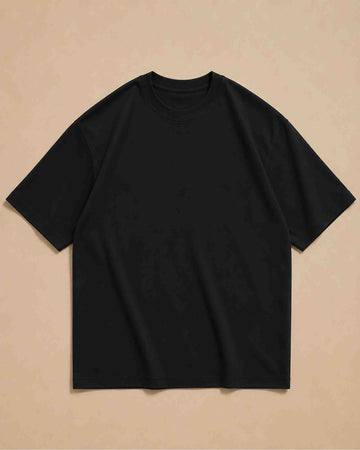Women's Premium Oversized White Crew Neck T-Shirt