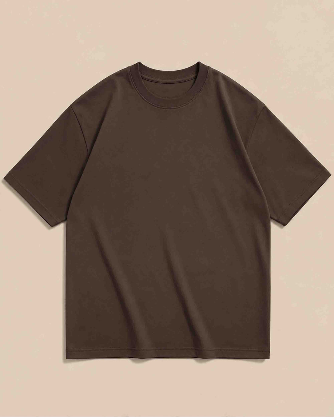 Women's Premium Oversized White Crew Neck T-Shirt
