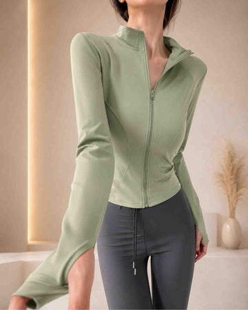 Women's Slim Fit Zip-Up Active Jacket